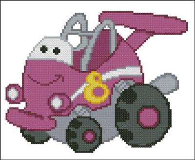 (image for) Chubby Race Cars 004 Plum Speedster